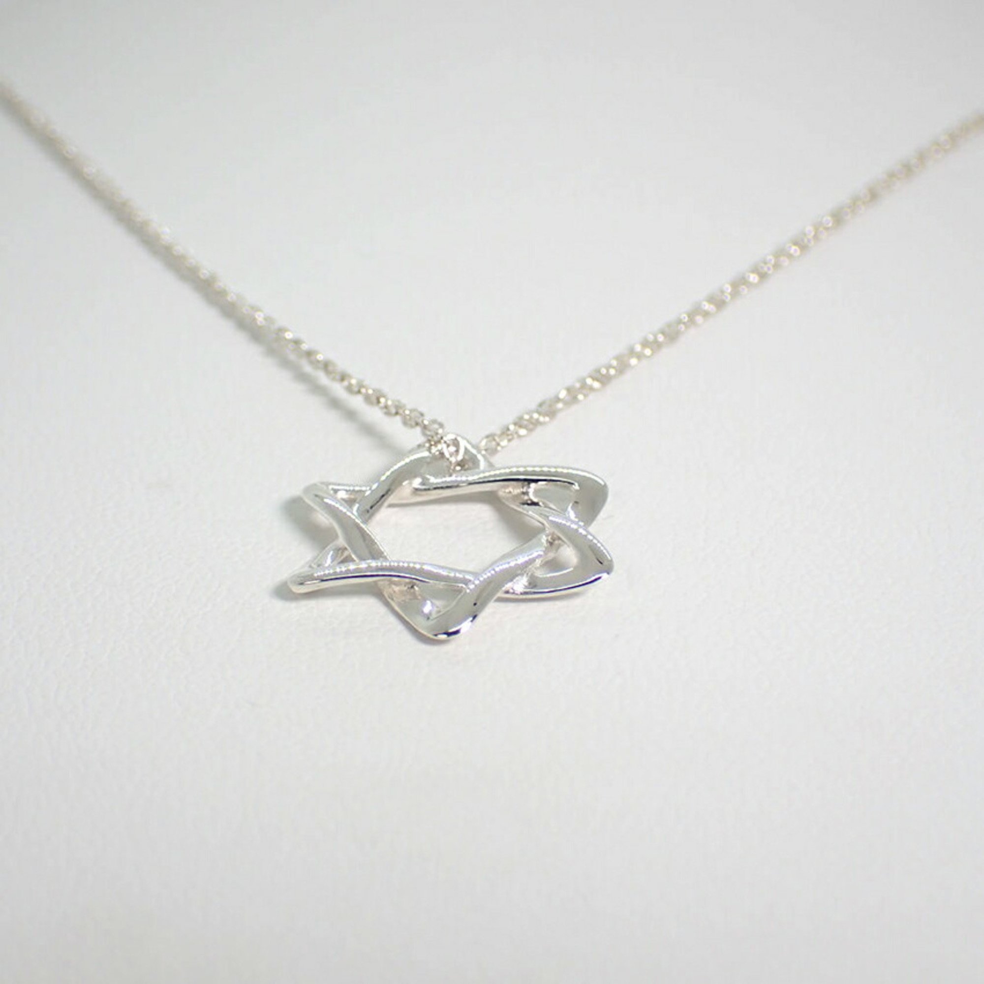 TIFFANY 925 Star of David pendant necklace