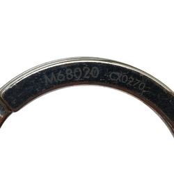 Louis Vuitton LV Cloche Cle Keychain Key Ring M68020 Black Silver Leather Metal Men's LOUIS VUITTON