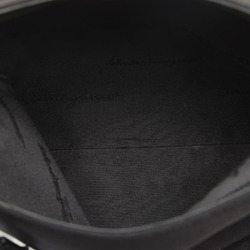 Salvatore Ferragamo One Shoulder Bag AQ-21 8801 Black Canvas Plastic Ladies