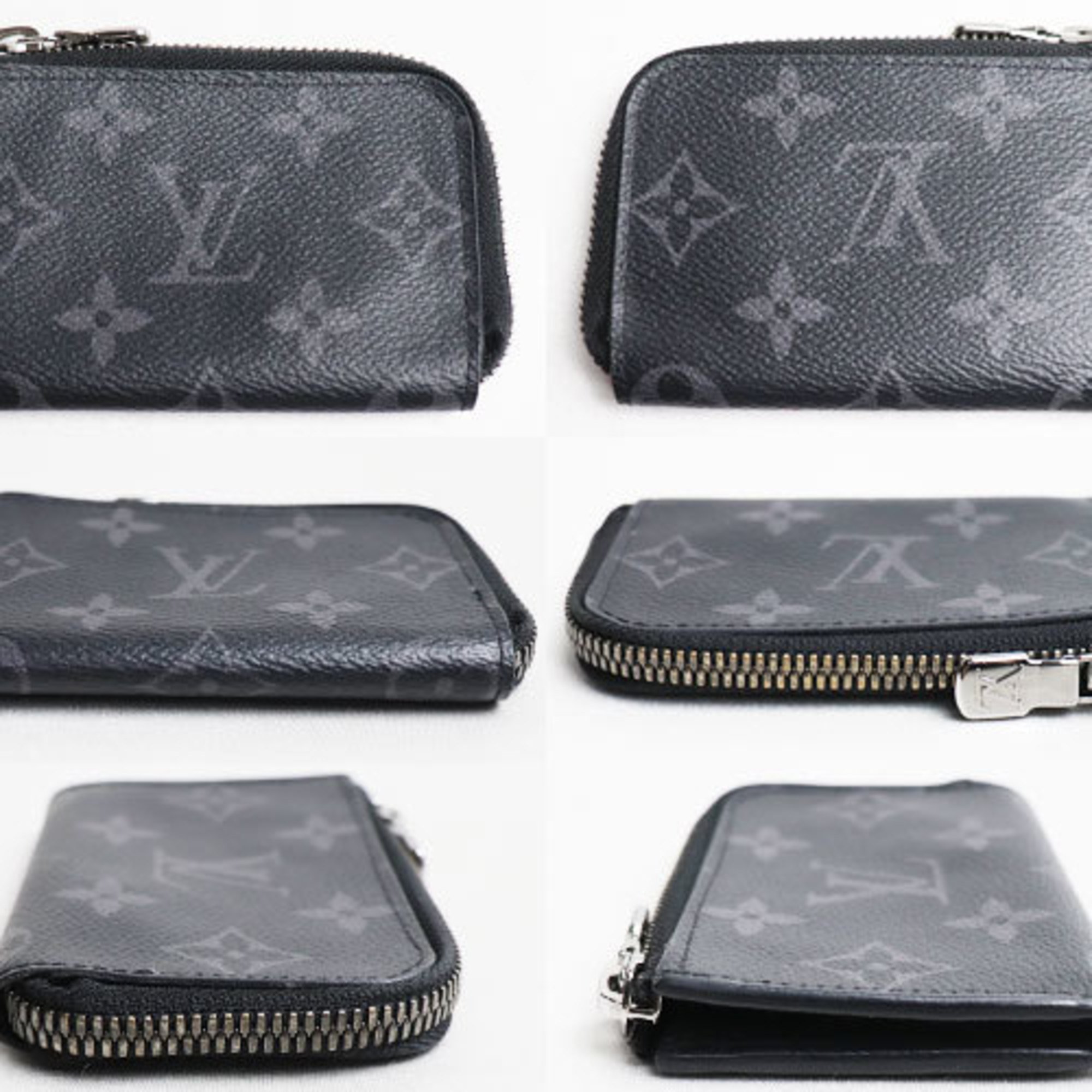 Louis Vuitton LOUIS VUITTON Eclipse Coin Purse Case Portomone Joule M63536