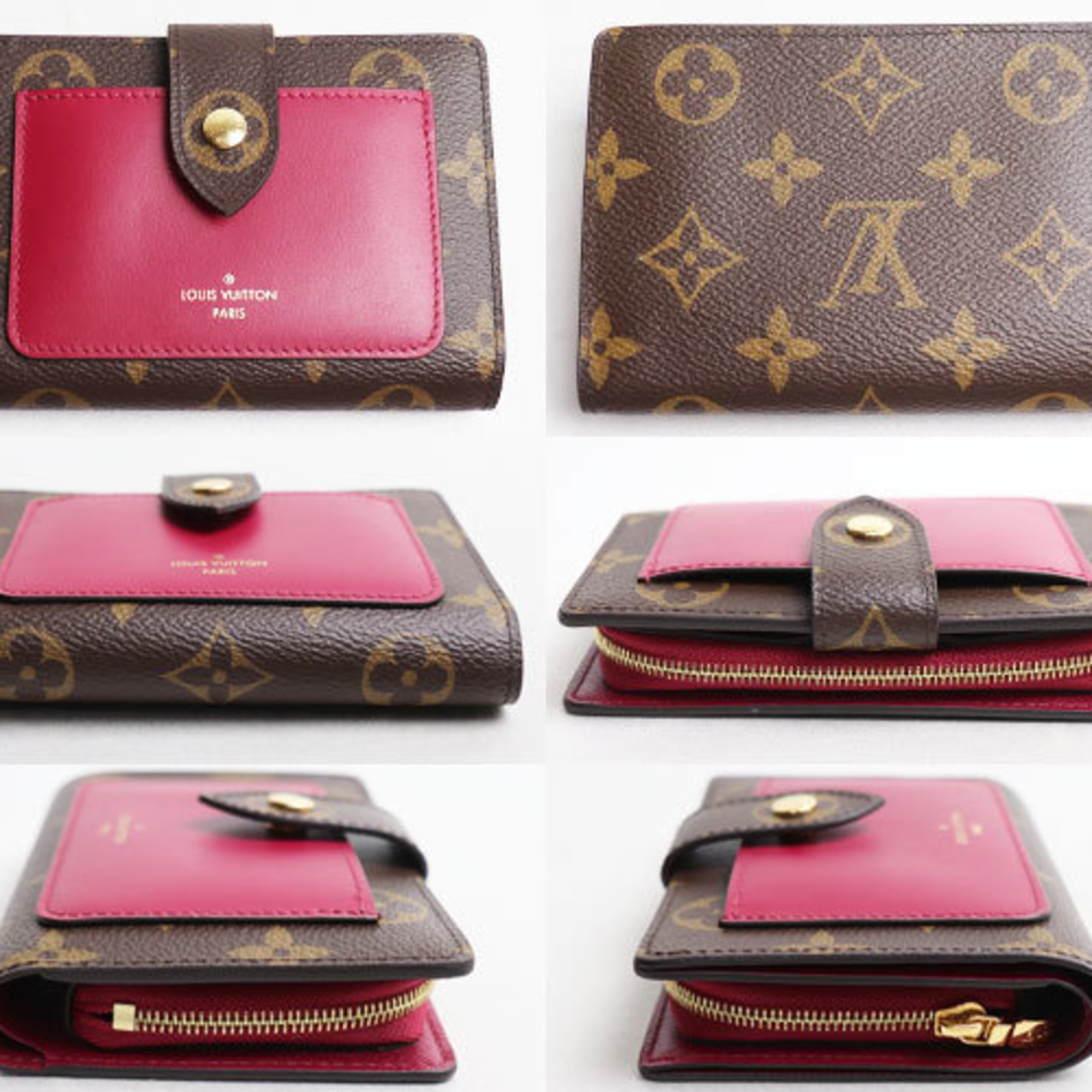 LOUIS VUITTON Monogram Portefeuille Juliet Bifold Wallet M69433