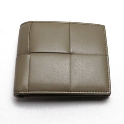 BOTTEGA VENETA Bifold wallet with coin purse travertine 649605