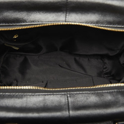 Coach Carriage Handbag Shoulder Bag 27841 Black White Leather Women's COACH