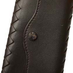 Bottega Veneta Intrecciato Key Case 6 Rows Brown Leather Men's BOTTEGAVENETA