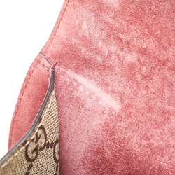 Gucci GG Blooms Dionysus Chain Shoulder Bag 421970 Beige Wine Red PVC Suede Women's GUCCI