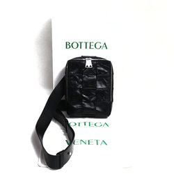 BOTTEGA VENETA Bottega Veneta Badett Cassette Sling Body Bag Black 701366