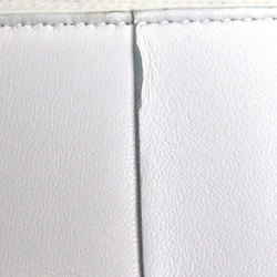 BOTTEGA VENETA Maxi Intrecciato Long Wallet Round Zipper White 651368 Women's