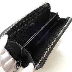 BALLY GRAYLON/10 Long Wallet Round Zipper Black 6230616