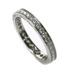 CARTIER Pt950 Platinum Ballerina Full Eternity Diamond Ring B4072047 2.3g Women's