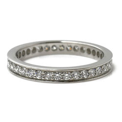 CARTIER Pt950 Platinum Ballerina Full Eternity Diamond Ring B4072047 2.3g Women's