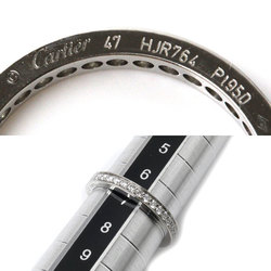 CARTIER Pt950 Platinum Ballerina Full Eternity Diamond Ring B4072047 2.3g Women's