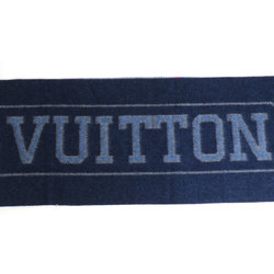 LOUIS VUITTON Muffler Escharp Athletics Wool/Cashmere Navy/Multicolor Unisex M71657
