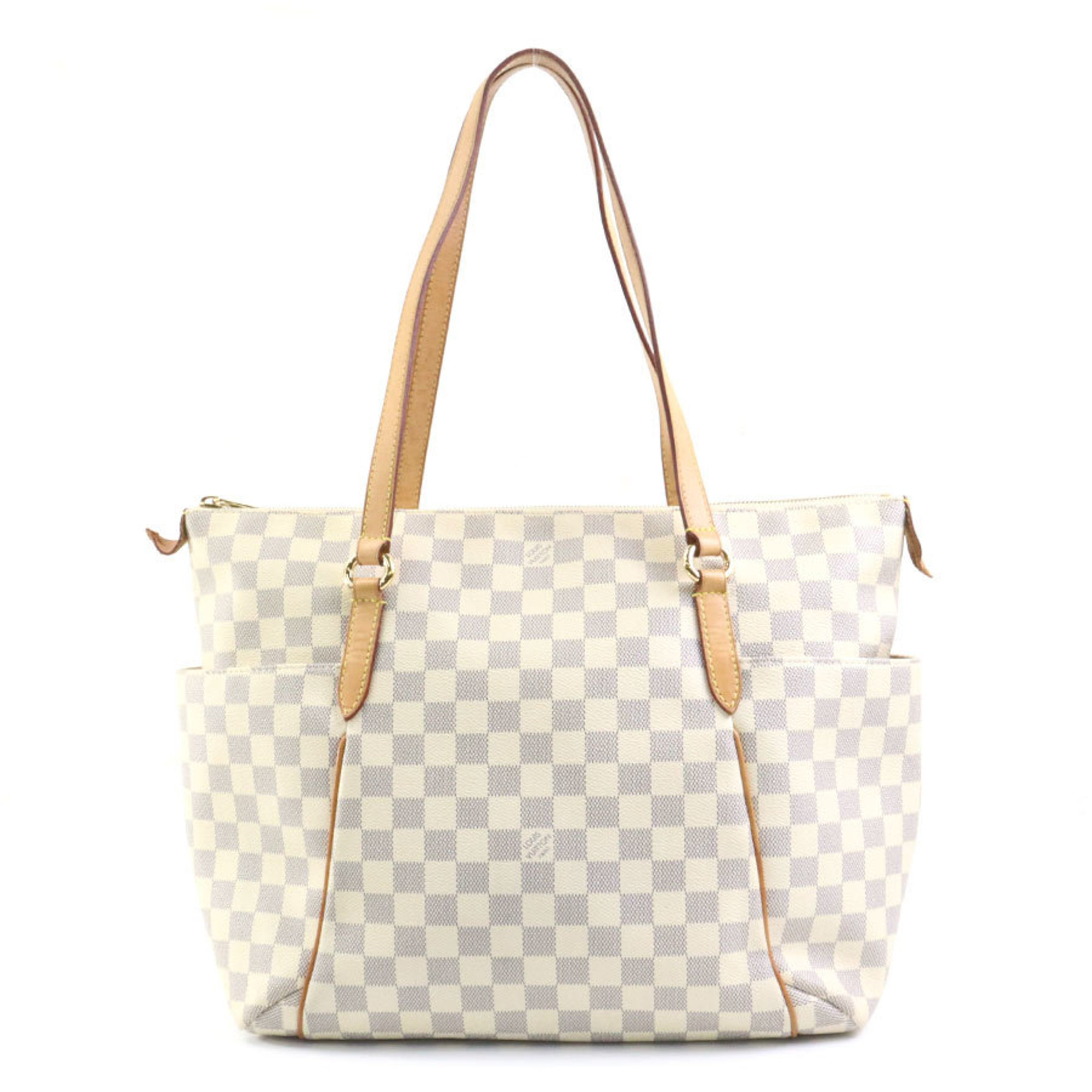 LOUIS VUITTON Shoulder Bag Damier Azur Totally MM Canvas Azure Women's N51262