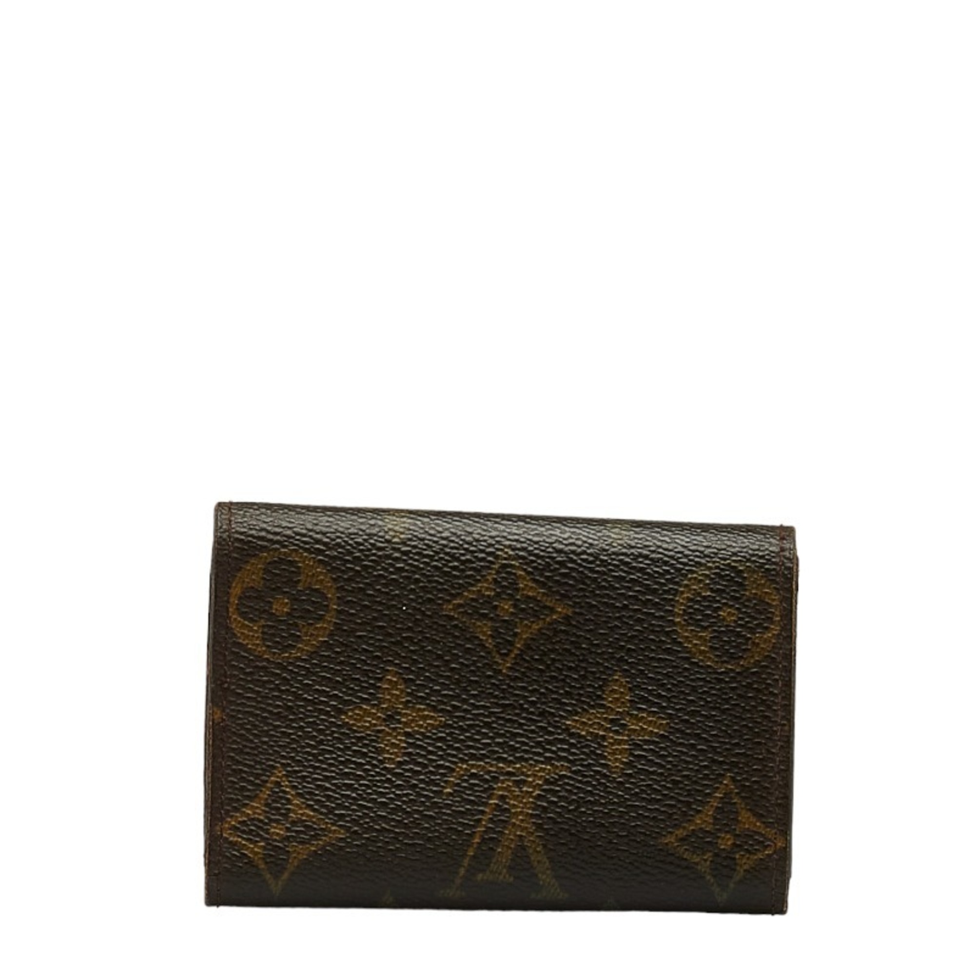 Louis Vuitton Monogram Multicle 6 Key Case M62630 Brown PVC Leather Women's LOUIS VUITTON