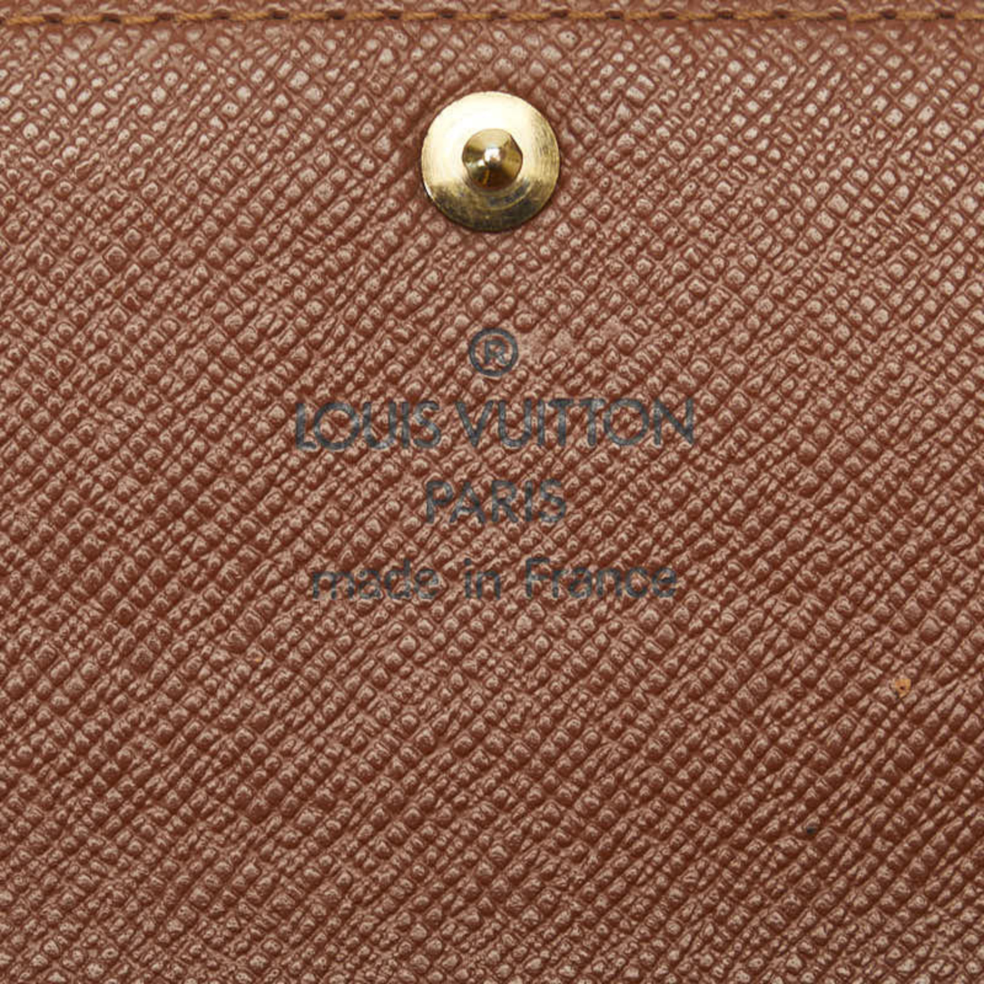 Louis Vuitton Monogram Multicle 6 Key Case M62630 Brown PVC Leather Women's LOUIS VUITTON