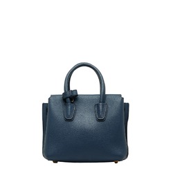 MCM Handbag Shoulder Bag Blue Leather Ladies