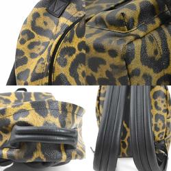 LOUIS VUITTON Backpack Leopard Palm Springs PM PVC Brown/Black Women's M52020