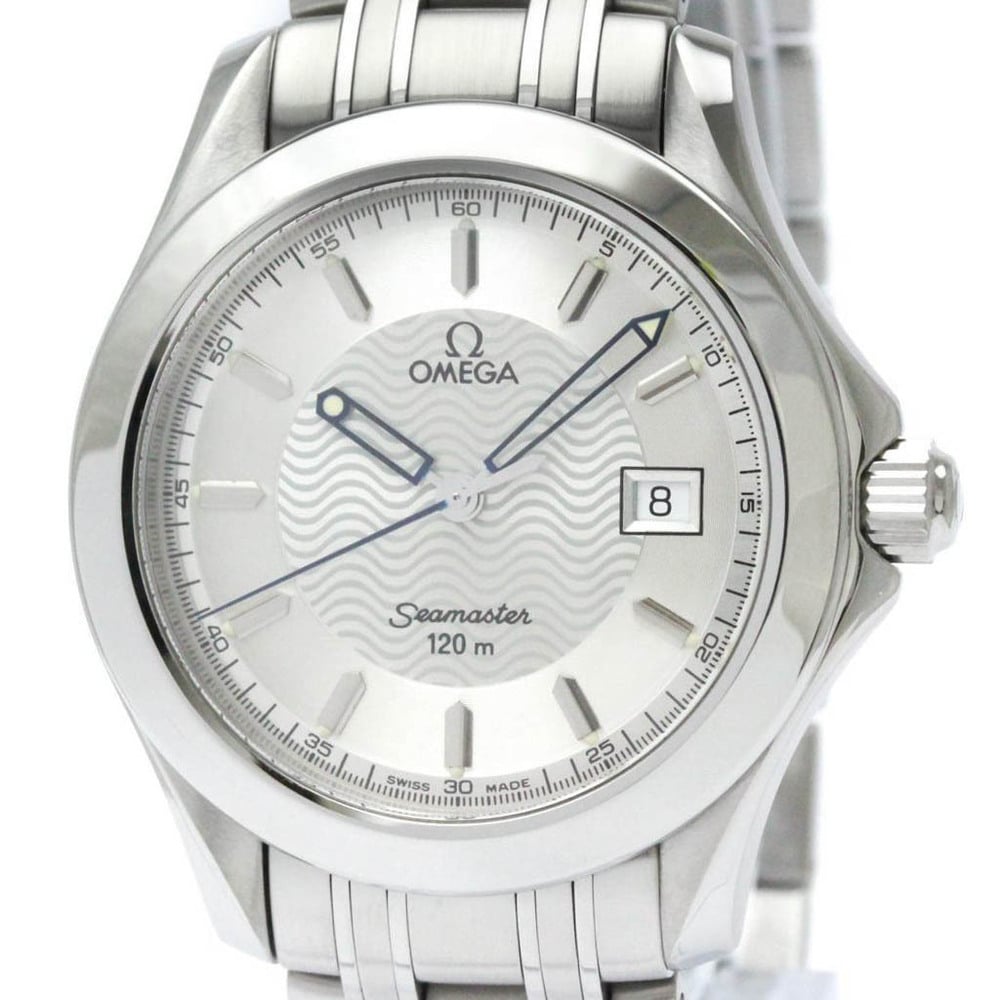 Polished OMEGA Seamaster 120M Stainless Steel Quartz Mens Watch