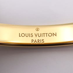 LOUIS VUITTON Cuff Nanogram Bracelet M00251 Size S Metal Gold Silver Bangle Vuitton