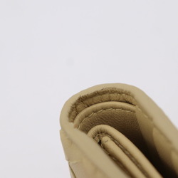 BOTTEGA VENETA Intrecciato Bifold Wallet 338103 Leather Light Beige Small Mini Compact