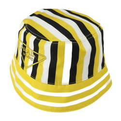 PRADA RE-NYLON hat 1HC137 Notation size S nylon yellow black white