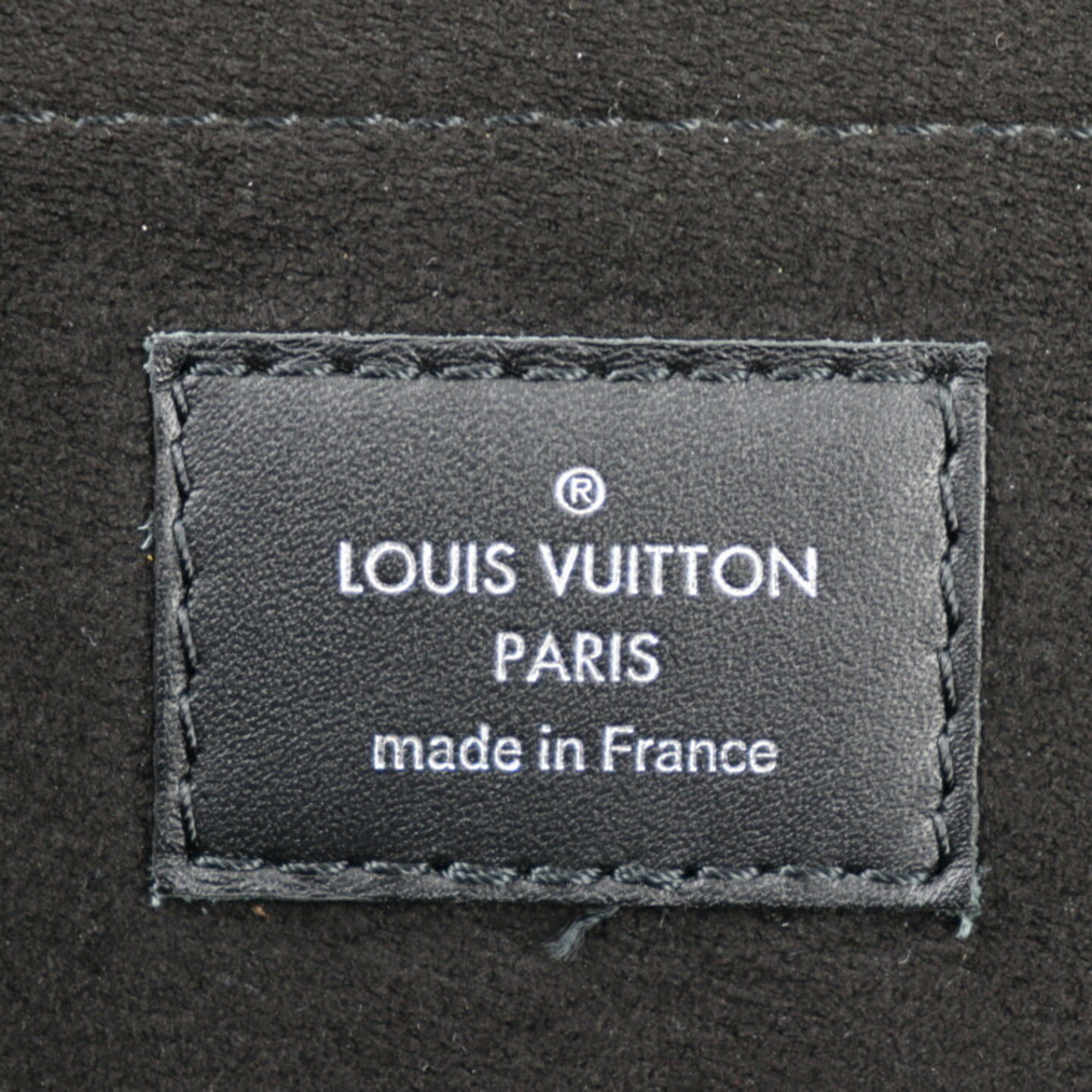 LOUIS VUITTON Louis Vuitton Pochette Jules GM Clutch Bag M68198 Epi Leather Black Yellow Silver Hardware Pouch LV Circle L-shaped Zipper