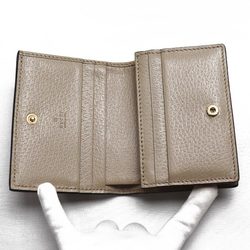GUCCI Gucci Ophidia GG Card Case Wallet Bifold Beige 523155 UULAG 9682 Women's