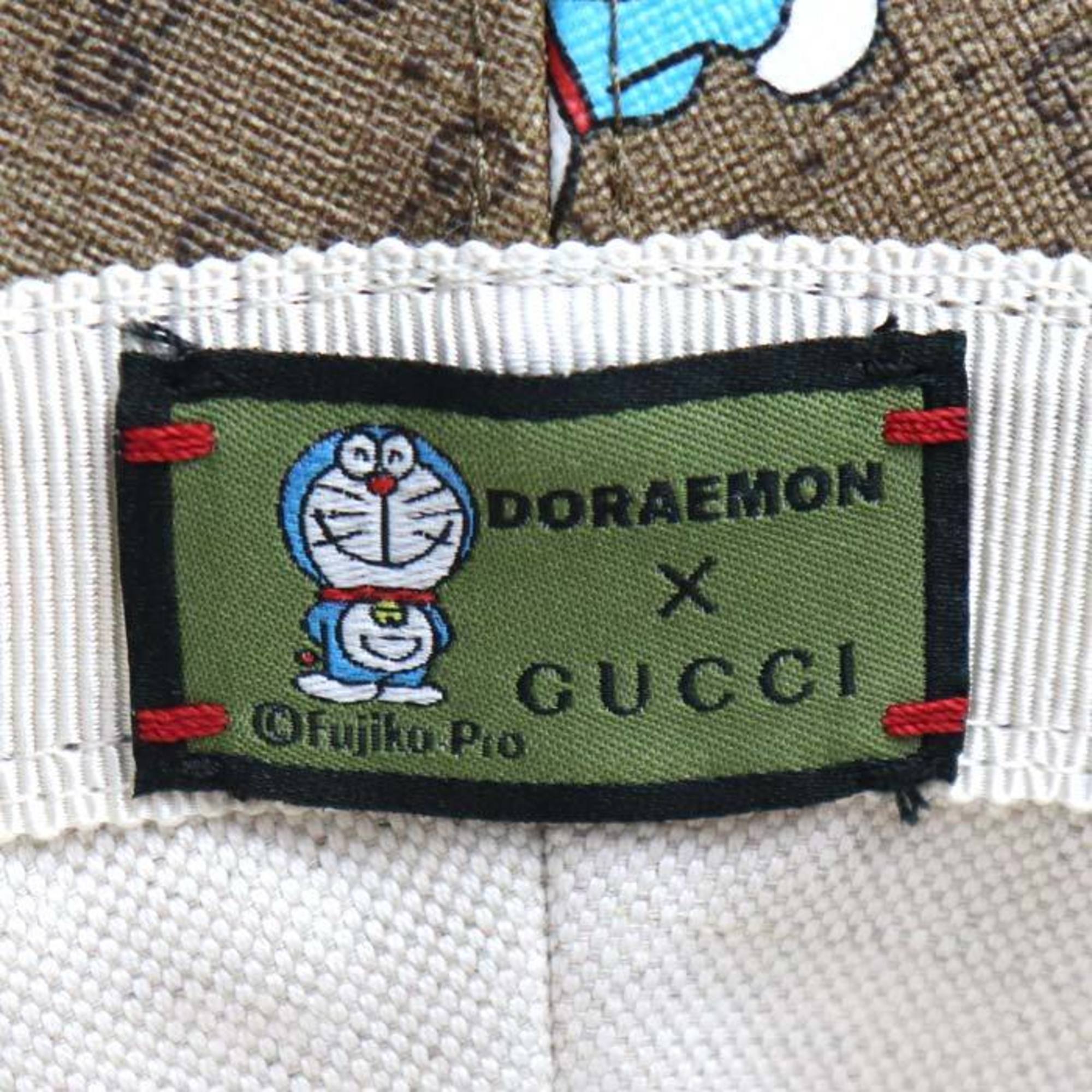 GUCCI Gucci Doraemon Collaboration Hat Brown 648846 L Unisex