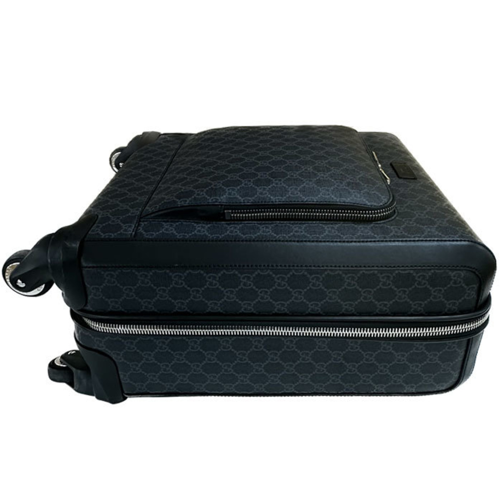 GUCCI Gucci Carry Bag GG Supreme Canvas Black 474353