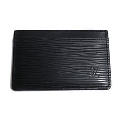 LOUIS VUITTON Louis Vuitton Card Case Porto Carte Sample Black M63512 CA3260
