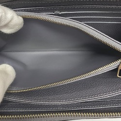 Louis Vuitton Monogram Empreinte Zippy Wallet M61442 Platine Studded Long Women's
