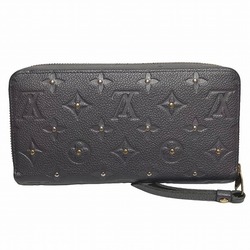 Louis Vuitton Monogram Empreinte Zippy Wallet M61442 Platine Studded Long Women's