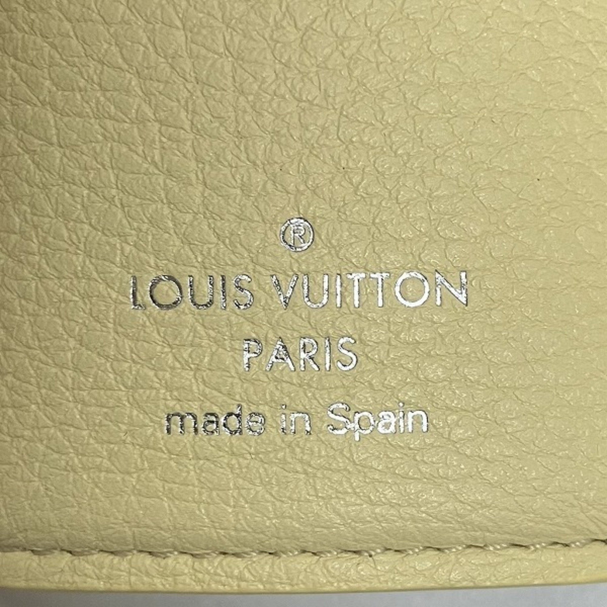 Louis Vuitton Portefeuille Rock Mini M80427 Banana Trifold Wallet Women's