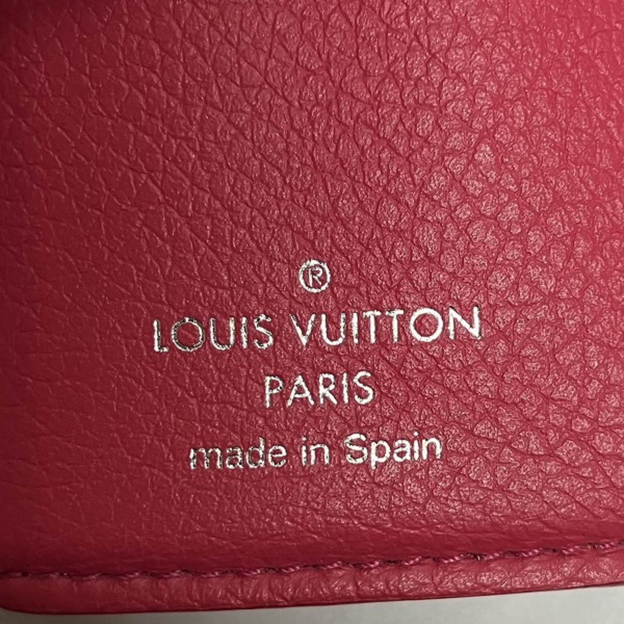 Louis Vuitton Portefeuille Rock Mini M67858 Hot Pink Trifold Wallet Women's