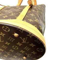 Louis Vuitton Monogram Bucket GM M42236 Bag with Pouch Tote Women's