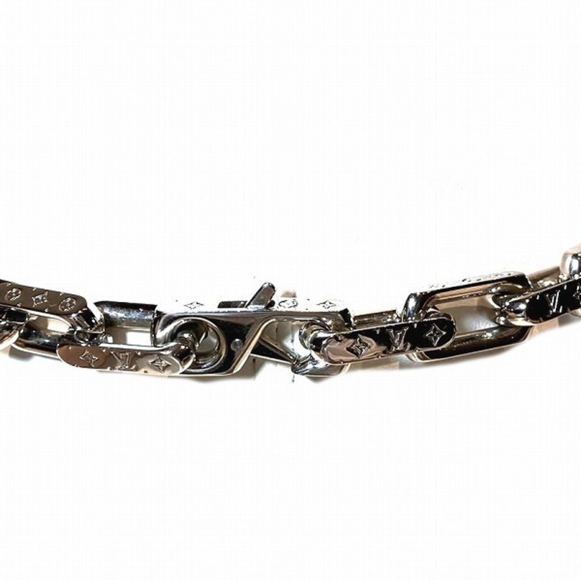 Louis Vuitton Collier Chain Monogram Necklace M64196 Brand Accessories Unisex