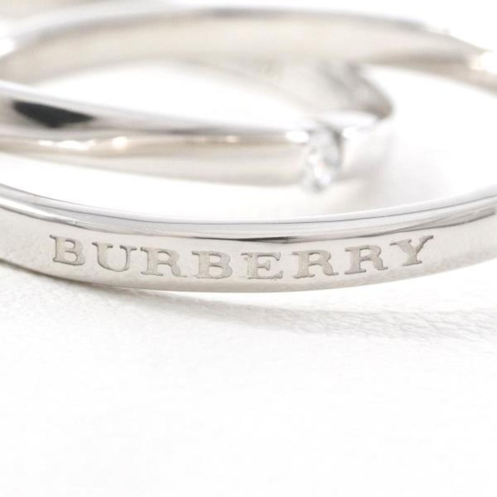 Burberry PT900 Ring No. 10 Diamond 0.02 Total Weight Approx. 4.5g Jewelry