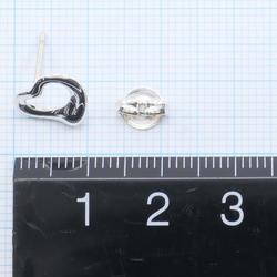 Tiffany Open Heart Silver Earrings Total Weight Approx. 2.1g Jewelry