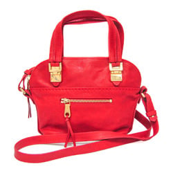 Chloé Women's Leather Handbag,Shoulder Bag Red Color