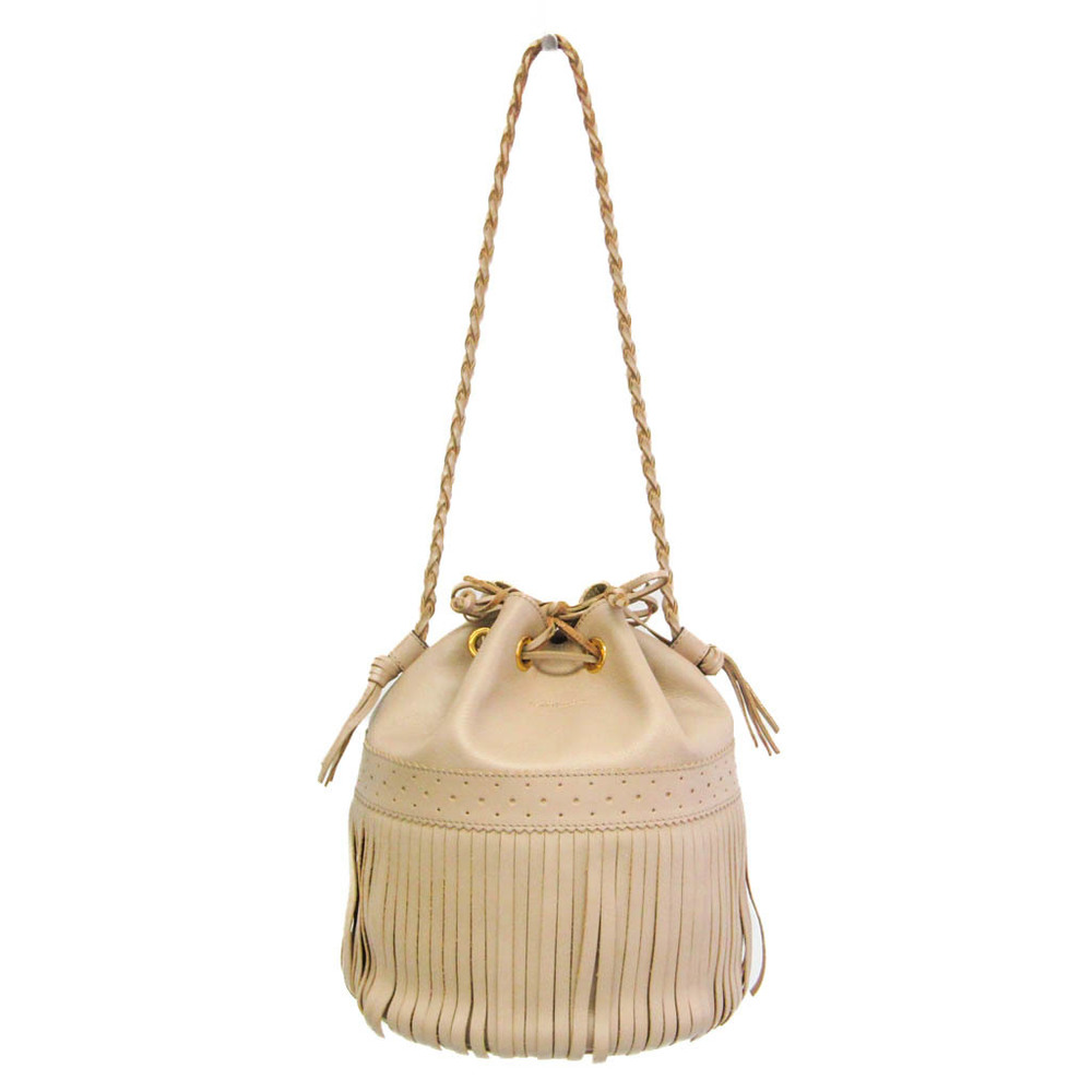 J&M Davidson Carnival M 1494N7314 Women's Leather Shoulder Bag Beige |  eLADY Globazone