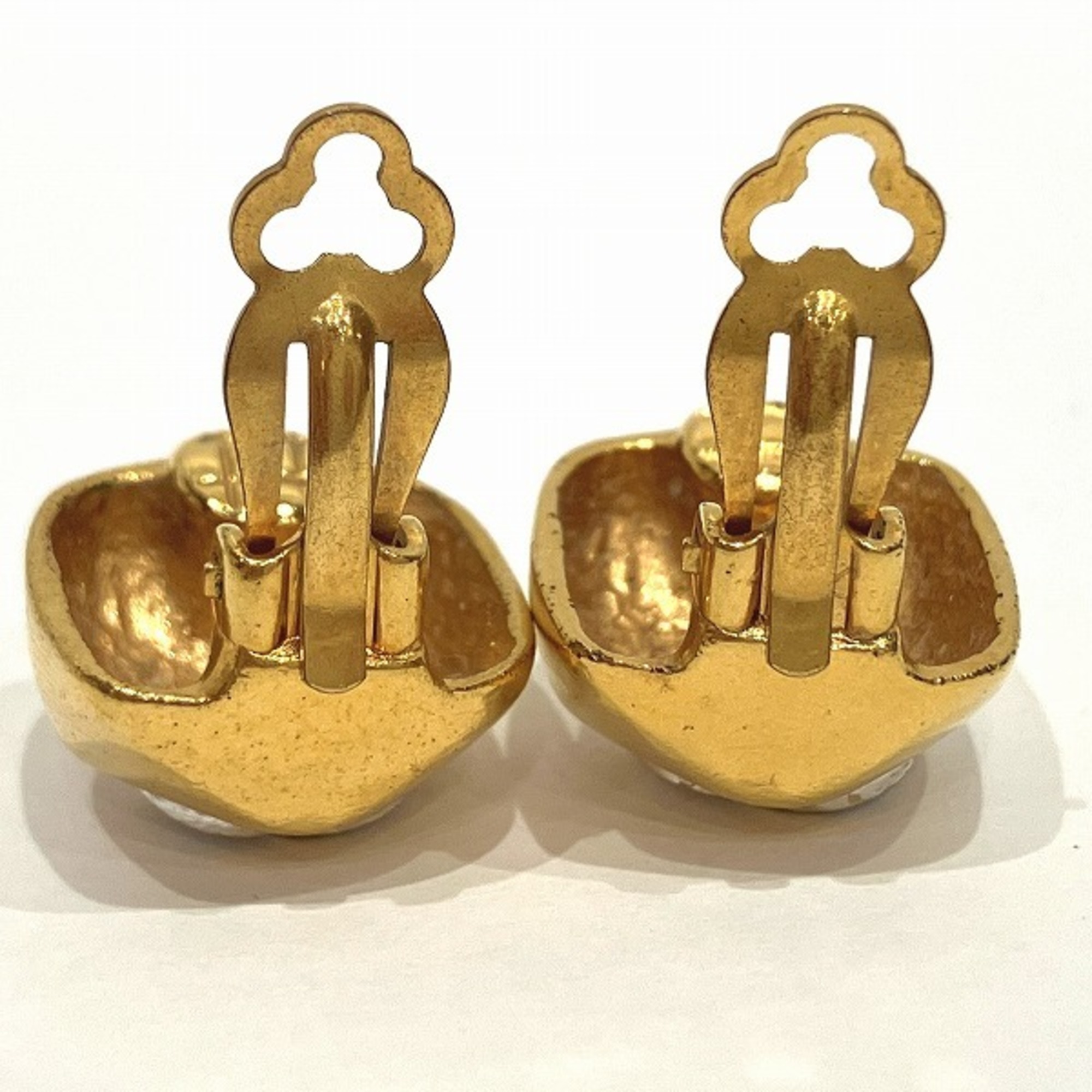 CHANEL Cocomark Gold Square 98A Brand Accessories Earrings Ladies