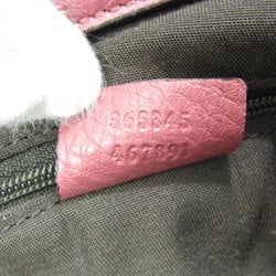 Gucci Bamboo Fringe 365345 Women,Men Leather,Bamboo Handbag,Shoulder Bag Pink Red
