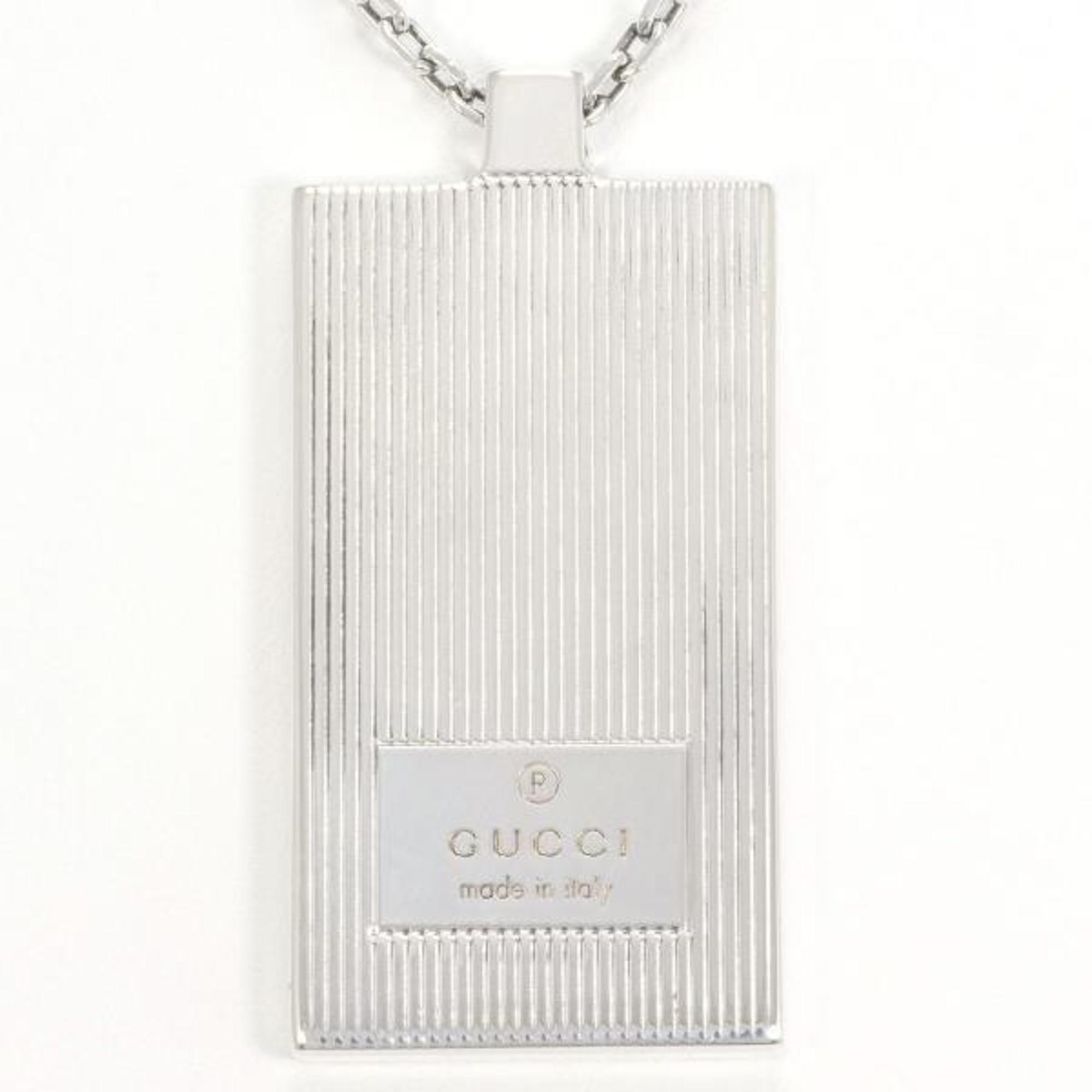 Gucci Vintage Silver Necklace Total Weight Approx. 29.4g 50cm Jewelry