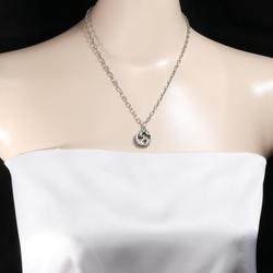 Gucci Interlocking G Silver Necklace Box Bag Total Weight Approx. 17.5g 44cm Jewelry