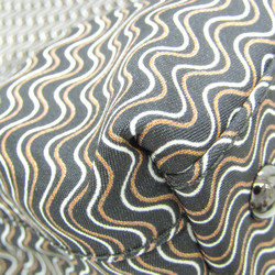 Zanellato Wave Pattern Postina Women's Leather,Nylon Handbag,Shoulder Bag Black,Brown,White