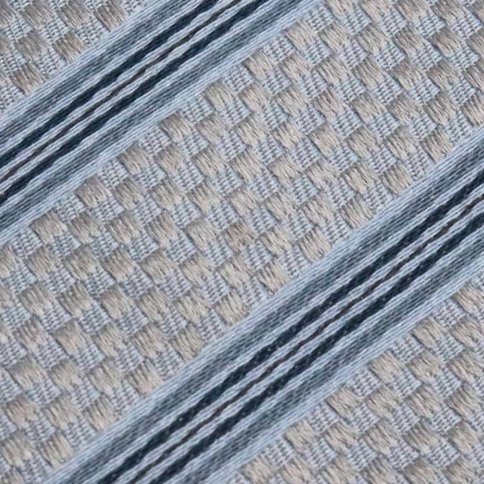 LOUIS VUITTON Louis Vuitton tie striped pattern 100% silk light blue