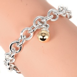 Tiffany Ball Charm Bracelet Vintage Silver 925 K18 Yellow Gold TIFFANY&Co.