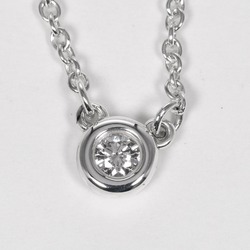 Tiffany TIFFANY&Co. Visor Yard Necklace 925 Silver Diamond Approx. 1.6g