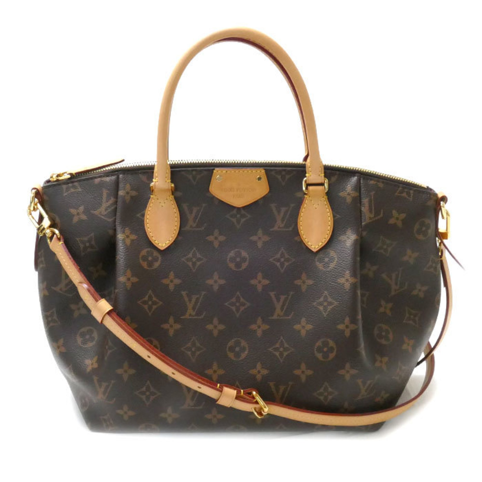 LOUIS VUITTON Turen MM 2Way Shoulder Bag Monogram M48814 Women's