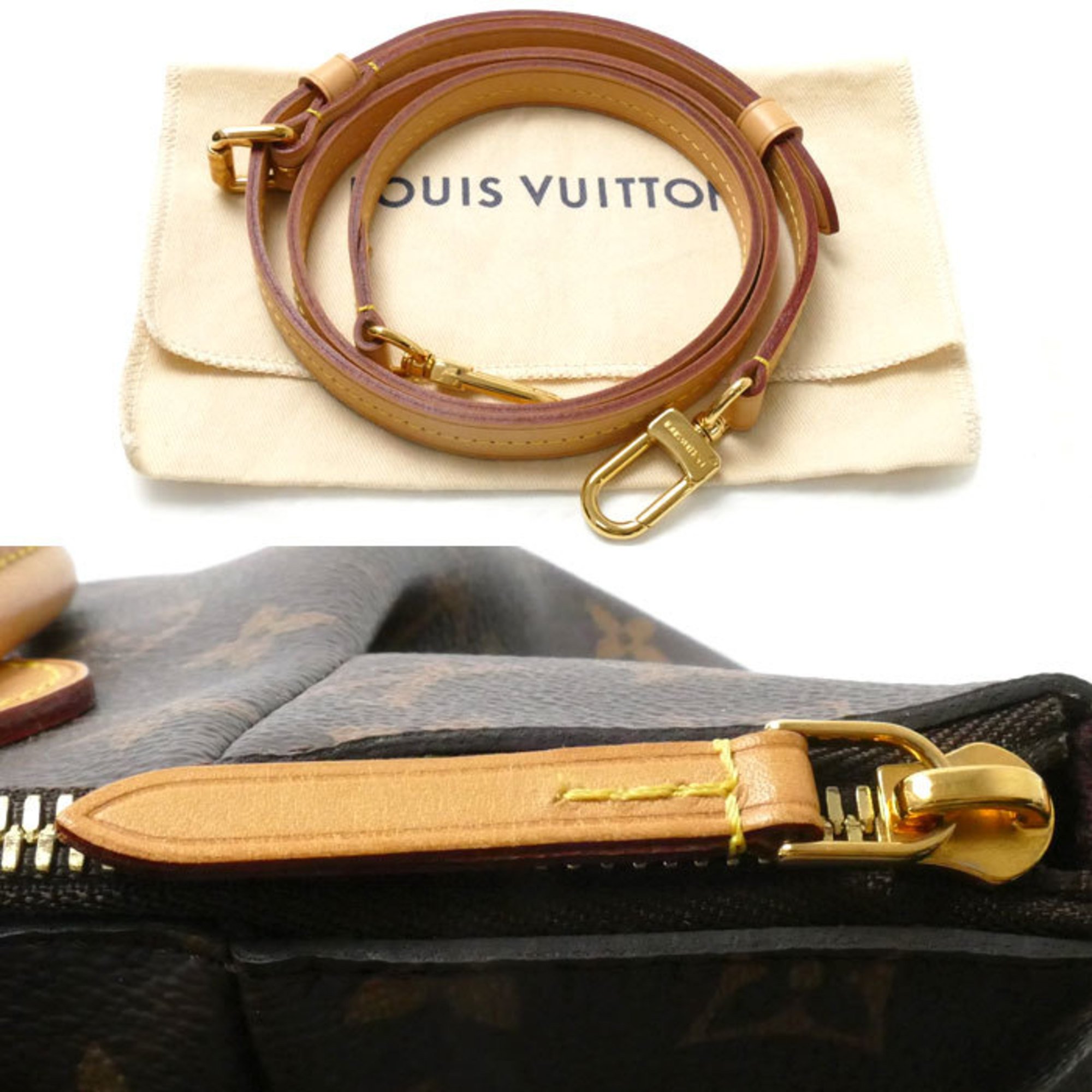 LOUIS VUITTON Turen MM 2Way Shoulder Bag Monogram M48814 Women's